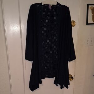 Alya | Royal Blue Open-Front Cardigan